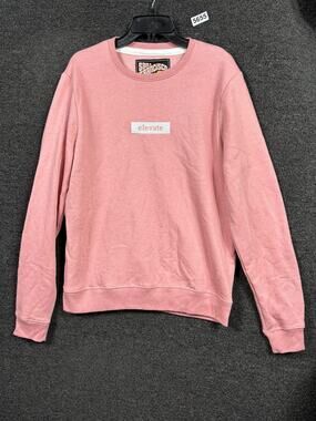San Francisco Work Shirts Sweatshirt Mens Medium Pink Crewneck Pullover Elevate